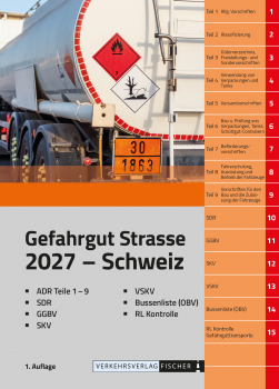 ADR 2027 Schweiz mit nationalen Vorschriften