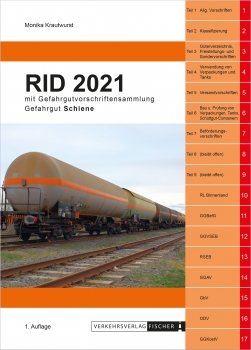 RID 2021 mit Gefahrgutvorschriftensammlung