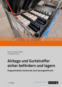 Airbags und Gurtstraffer sicher befördern und lagern