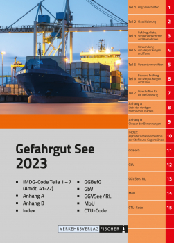 Gefahrgut See 2023 inkl. IMDG-Code Amdt. 41-22