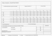 Kontrollbuch (Tageskontrollblätter)