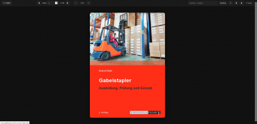 Preview: Gabelstapler - Ausbildung, Prüfung und Einsatz - Web-Book