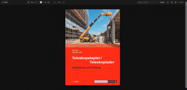 Preview: Teleskopstapler/Teleskoplader - Ausbildung und Prüfung - Web-Book