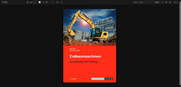 Preview: Erdbaumaschinen - Ausbildung und Prüfung - Web-Book