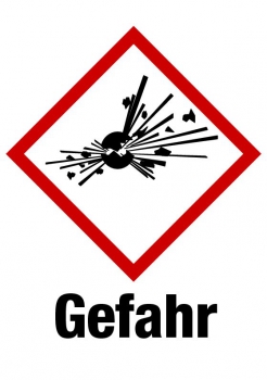 Kennzeichnungselement GHS 01 Gefahr - PVC
