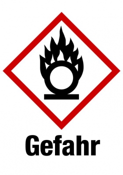 Kennzeichnungselement GHS 03 Gefahr - PVC