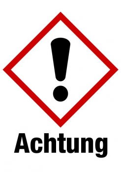 Kennzeichnungselement GHS 07 Achtung - PVC