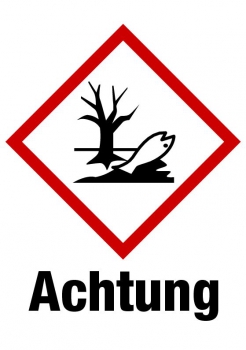 Kennzeichnungselement GHS 09 Achtung - PVC