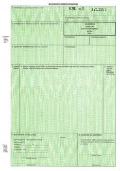 Warenverkehrsbescheinigung A.TR. (Türkei) für Laserdrucker