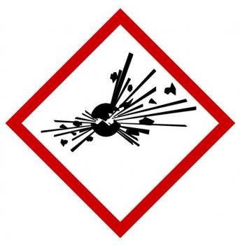 Kennzeichnungselement "Explodierende Bombe" - GHS 01