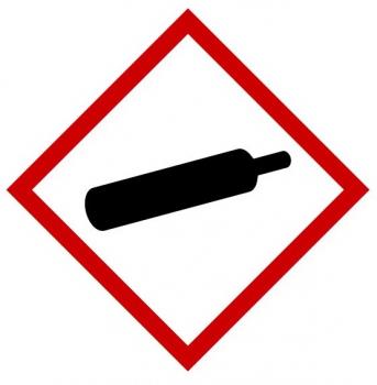 Kennzeichnungselement "Gasflasche" - GHS 04