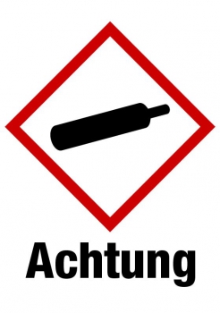 Kennzeichnungselement GHS 04 Achtung - PVC