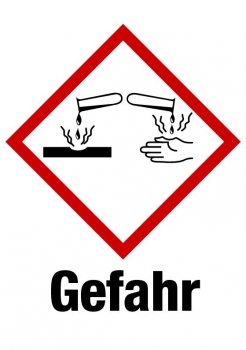 Kennzeichnungselement GHS 05 Gefahr - PVC