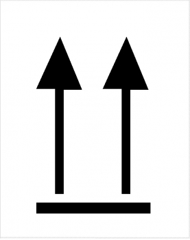 Ausrichtungspfeile - DIN A6 - 105 x 148 mm - PVC