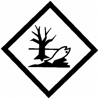 Gefahrzettel Umweltgefährdende Stoffe -- 50 x 50 mm, Rolle à 1.000 Stk., Haftetiketten