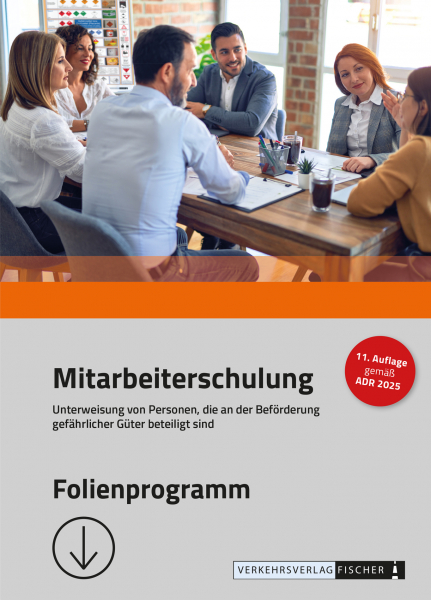 Folienprogramm - Mitarbeiterschulung Gefahrgut nach ADR 2025 - Download