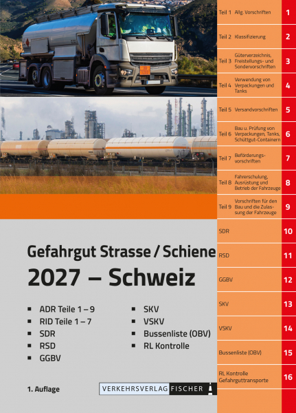 ADR/RID 2027 Schweiz mit nationalen Vorschriften