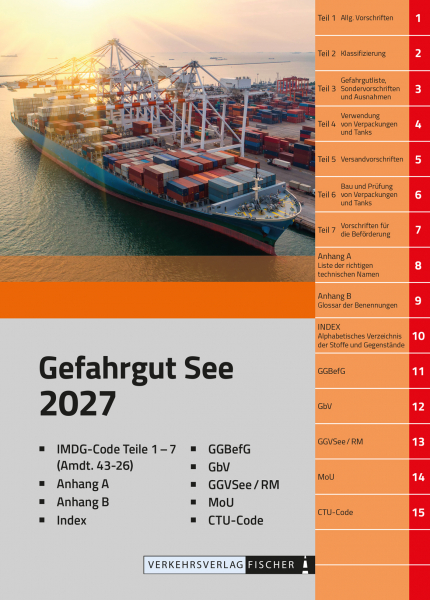 Gefahrgut See 2027 inkl. IMDG-Code Amdt. 43-26