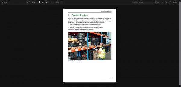 Regalprüfung - Ausbildung und Praxis - Web-Book