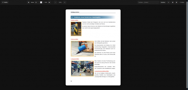 Gabelstapler - Ausbildung, Prüfung und Einsatz - Web-Book