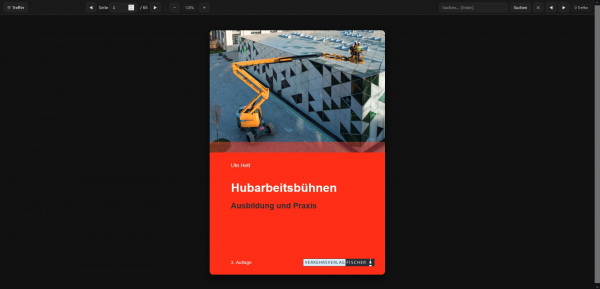 Hubarbeitsbühnen - Ausbildung und Praxis - Web-Book