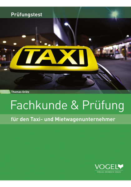 Prüfungstest für den Taxi- und Mietwagenunternehmer