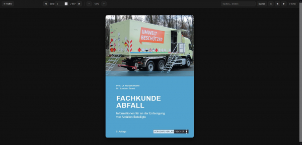 Fachkunde Abfall - 5. Auflage - Web-Book