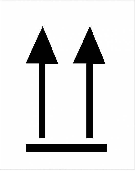 Ausrichtungspfeile - DIN A6 - 105 x 148 mm - PVC