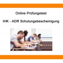 Online-Prüfungstest IHK-ADR Schulungsbescheinigung