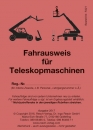 Fahrausweis für Teleskopmaschinen
