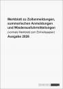 Merkblatt zu Zollanmeldungen, summarischen Anmeldungen und Wiederausfuhrmitteilungen 2026