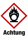 Kennzeichnungselement GHS 03 Achtung - PVC