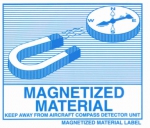 Kennzeichnung Magnetized Material - PVC-Folie